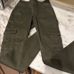 SPANX Women's Olive cargo Pants